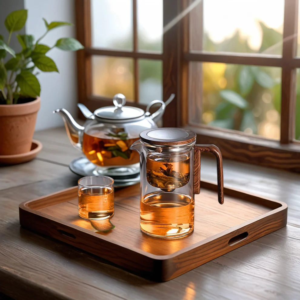 Glass tea pot