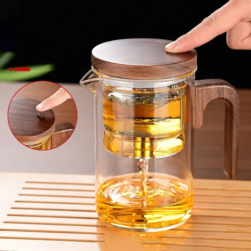 Glass tea pot