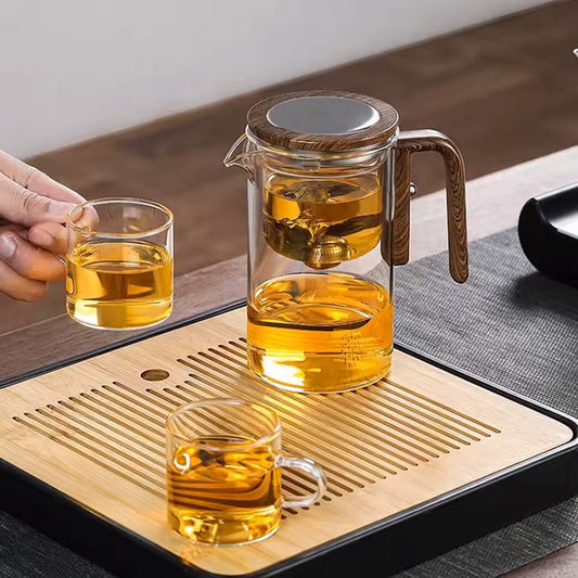 Glass tea pot